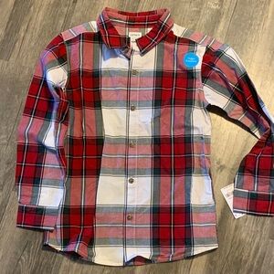 Carter's Multicolor Plaid Button-Down Shirt